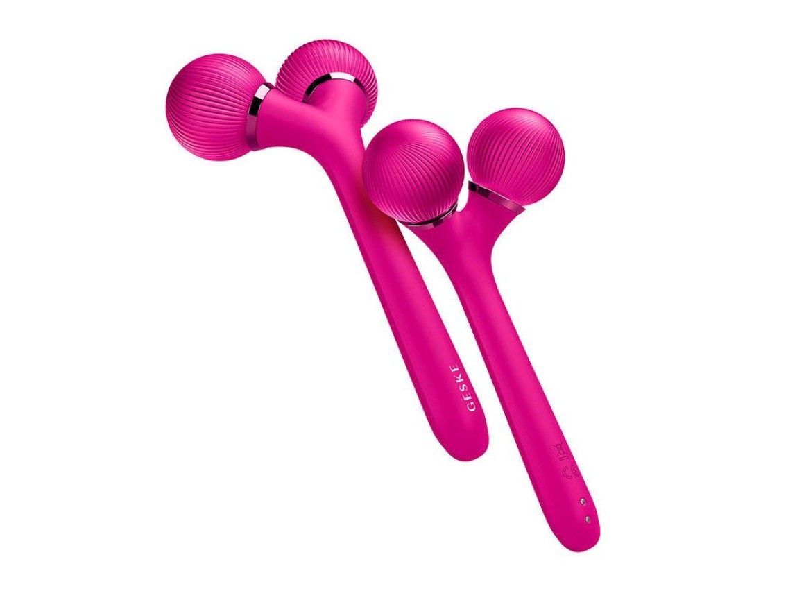 Sonic Facial & Body Roller 4 em 1 Geske com APP (magenta)