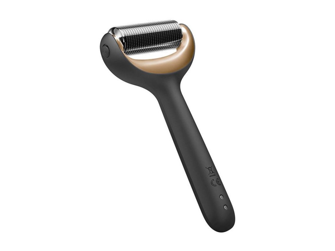 Micro Needle Face&Body Roller 9in1 Geske with APP (gray)