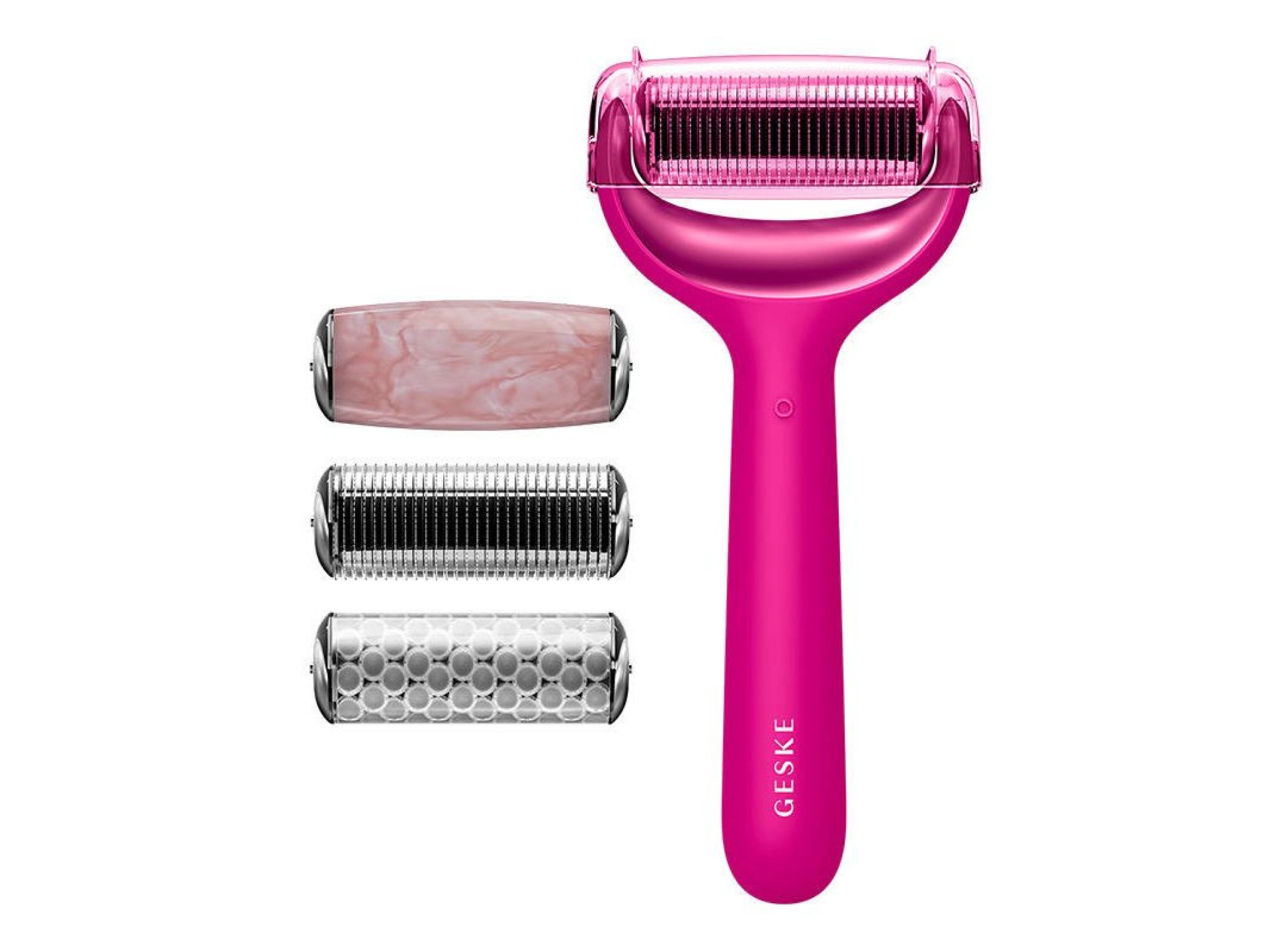 MicroNeedle Face&Body Roller 9in1 Geske with APP (magenta)