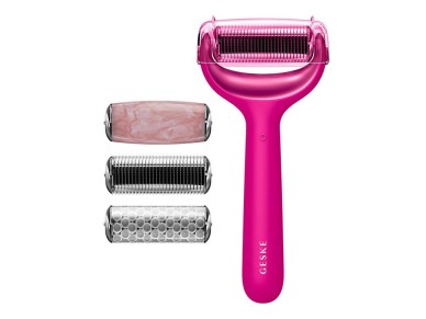 Rolo de microagulhas para rosto e corpo 9 em 1 com APP (magenta)