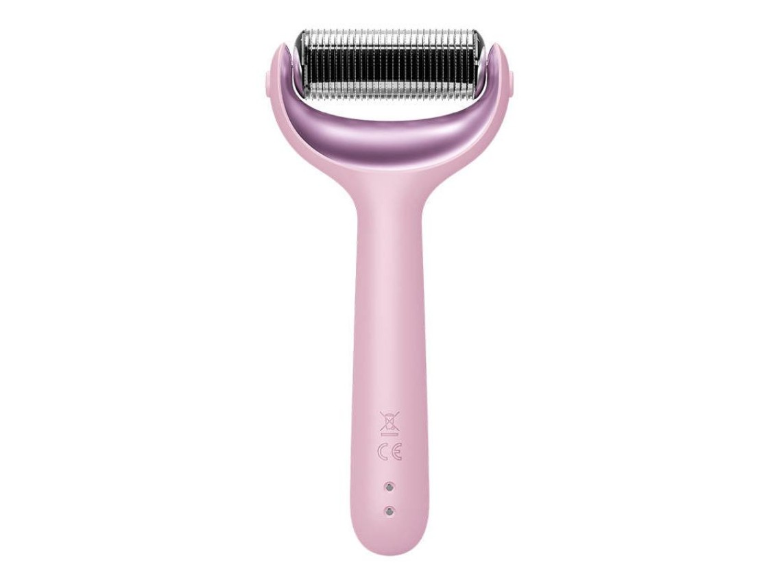 MicroNeedle Face&Body Roller 9in1 Geske with APP (pink)