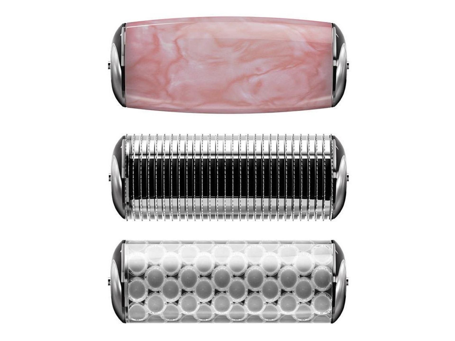 MicroNeedle Face&Body Roller 9in1 Geske with APP (pink)