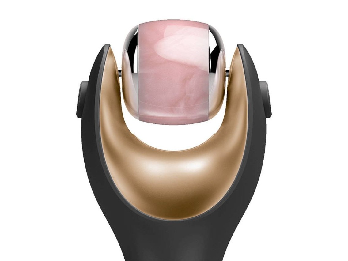 Rodillo facial con cabezal Geske (rosa)
