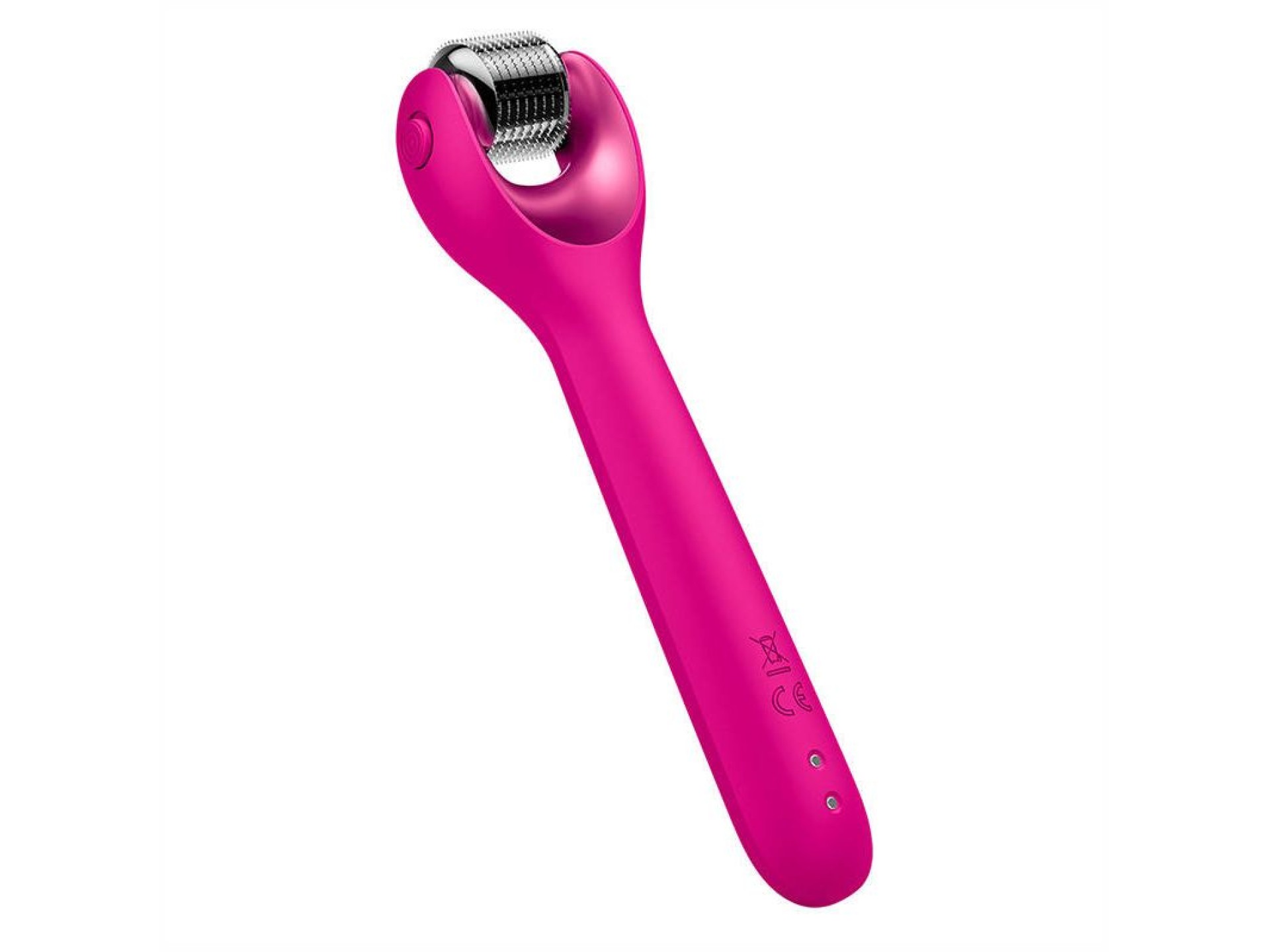 Micro Needle Face Roller 9 em 1 Geske com APP (magenta)