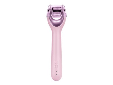 Micro Needle Face Roller 9 em 1 Geske com APP (rosa)