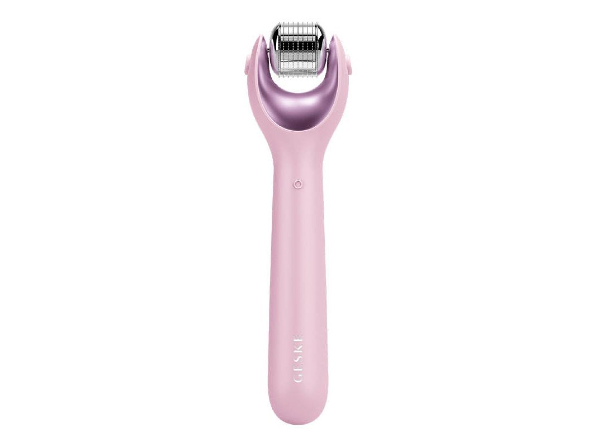 Micro Needle Face Roller 9 em 1 Geske com APP (rosa)