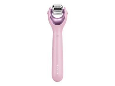Micro Needle Face Roller 9 em 1 Geske com APP (rosa)