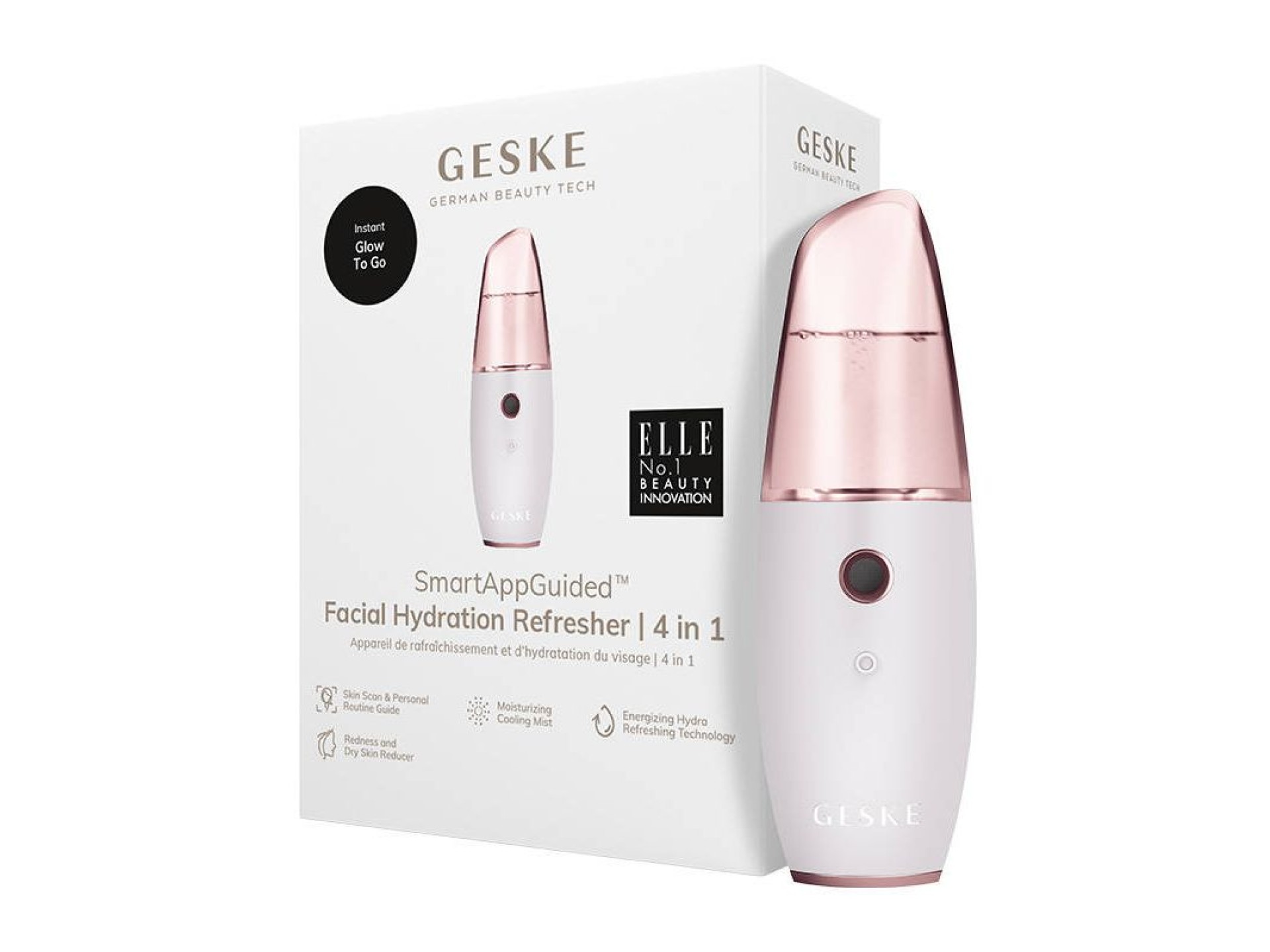 Hidratação Facial Refresca 4 em 1 Geske com APP (starlight)