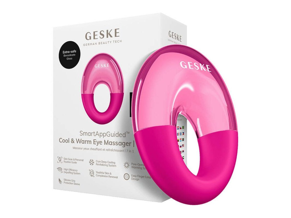 Geske Cool & Warm Eye Massager 7 in 1 (magenta)