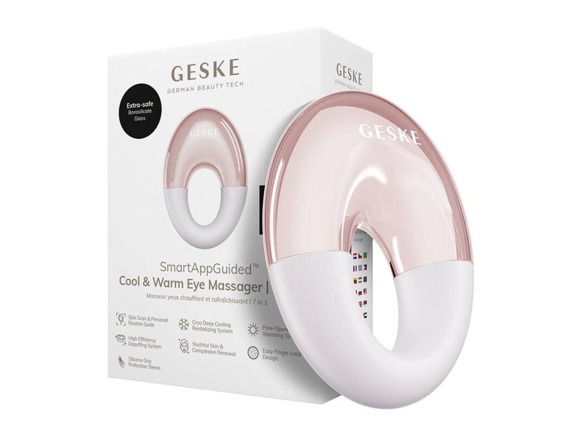 Massageador ocular Geske Cool & Warm 7 em 1 (luz das estrelas)