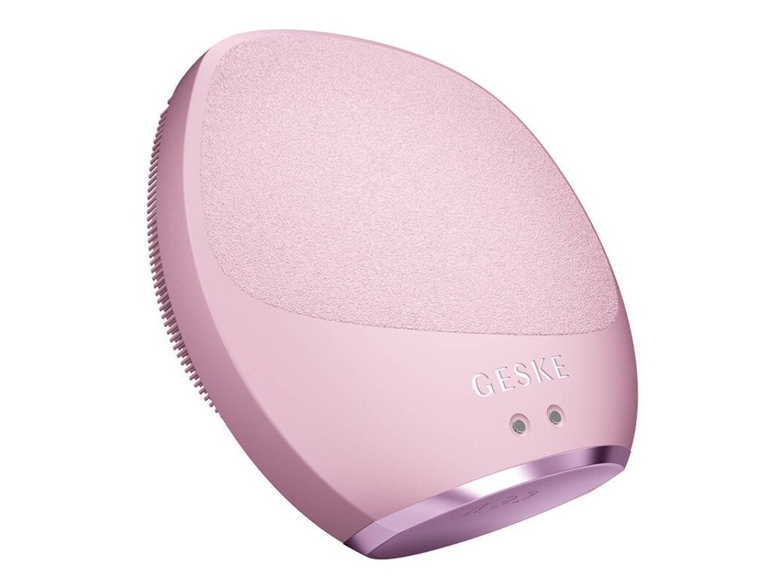 Escova Corporal Sônica e Esfoliante Intensivo Geske 7 em 1 (rosa)