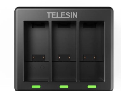 3-slot charger Telesin for GoPro Hero 12 / Hero 11 / Hero 10 / Hero 9 3-slot charger Telesin for GoPro Hero 12 / Hero 11 / Hero 10 / Hero 9