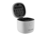 Caixa Telesin Allin com carregador à prova d'água de 3 slots + 2 baterias para GoPro Hero 12 / 11 / Caixa Telesin Allin com carregador à prova d'água de 3 slots + 2 baterias para GoPro Hero 12 / 11 /