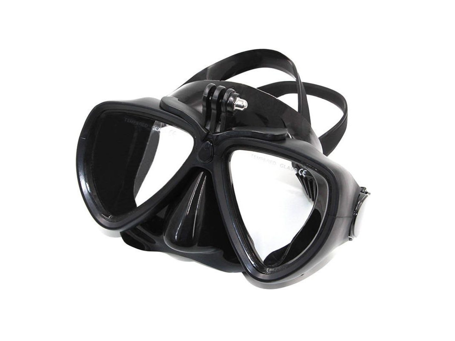 Máscara de buceo Telesin con soporte desmontable para cámaras deportivas