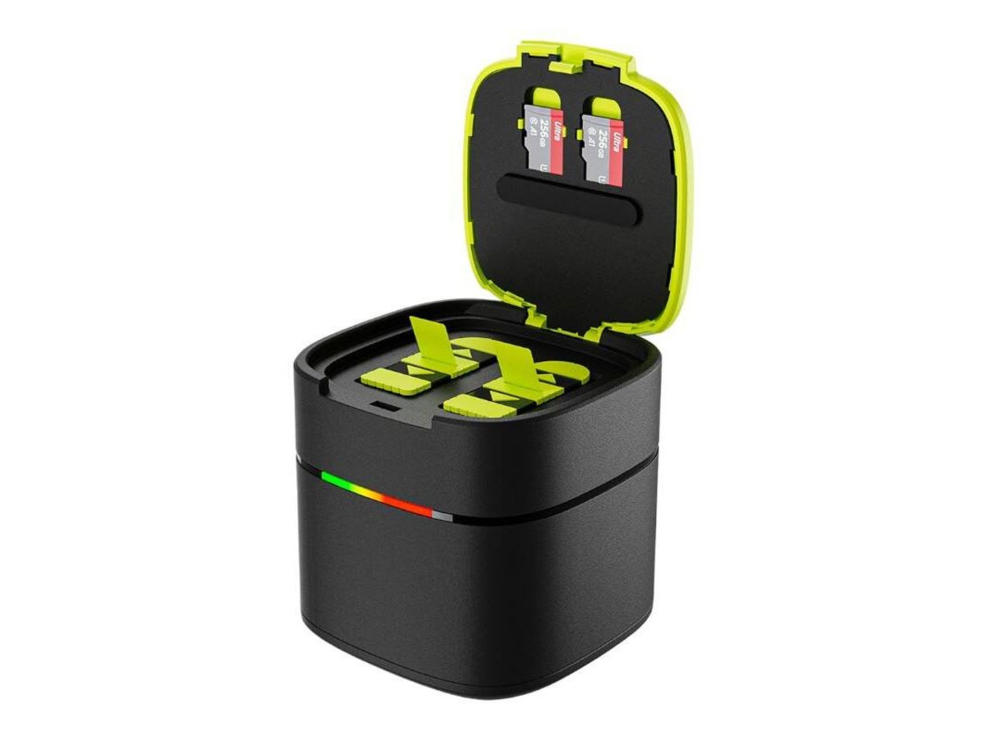 Caja de carga rápida TELESIN + 2 baterías para GoPro Hero 9/10/11/12 GP-FCK-B11
