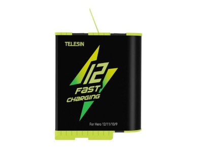 TELESIN Fast charge box +2 battery for GoPro Hero 9/10/11/12 GP-FCK-B11 TELESIN Fast charge box +2 battery for GoPro Hero 9/10/11/12 GP-FCK-B11