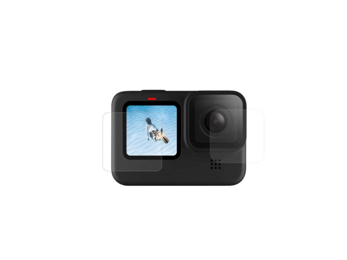 Pantalla y lente de cristal templado Telesin para GoPro Hero 9 / Hero 10 / Hero 11 / Hero 12 (GP-FLM