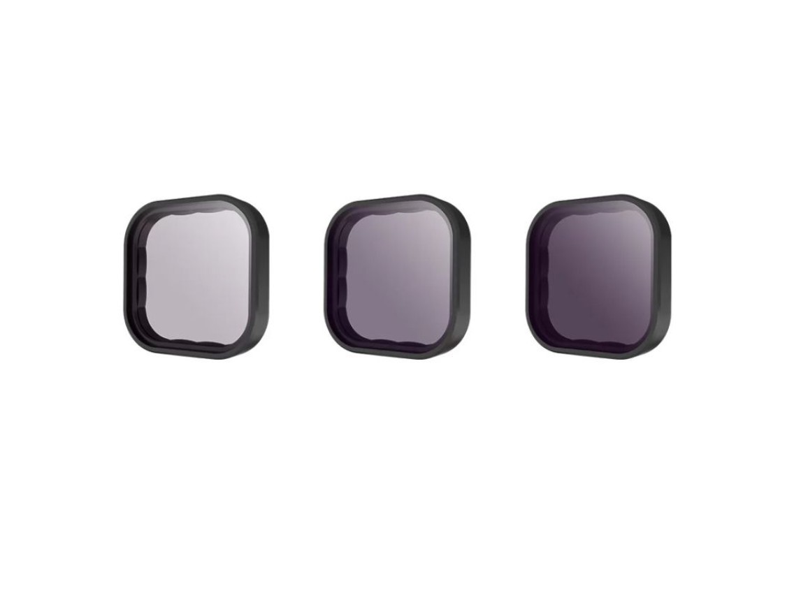 Juego de filtros ND Telesin 8/16/32 para GoPro Hero 9 / Hero 10 / Hero 11 / Hero 12 / Mini (GP-FLT-9