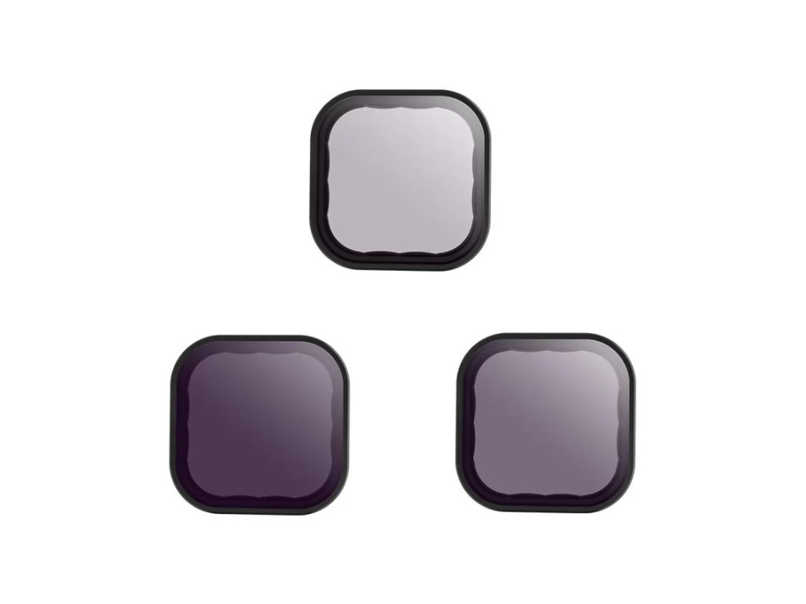 Juego de filtros ND Telesin 8/16/32 para GoPro Hero 9 / Hero 10 / Hero 11 / Hero 12 / Mini (GP-FLT-9