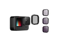 Juego de filtros ND Telesin 8/16/32 para GoPro Hero 9 / Hero 10 / Hero 11 / Hero 12 / Mini (GP-FLT-9 Juego de filtros ND Telesin 8/16/32 para GoPro Hero 9 / Hero 10 / Hero 11 / Hero 12 / Mini (GP-FLT-9