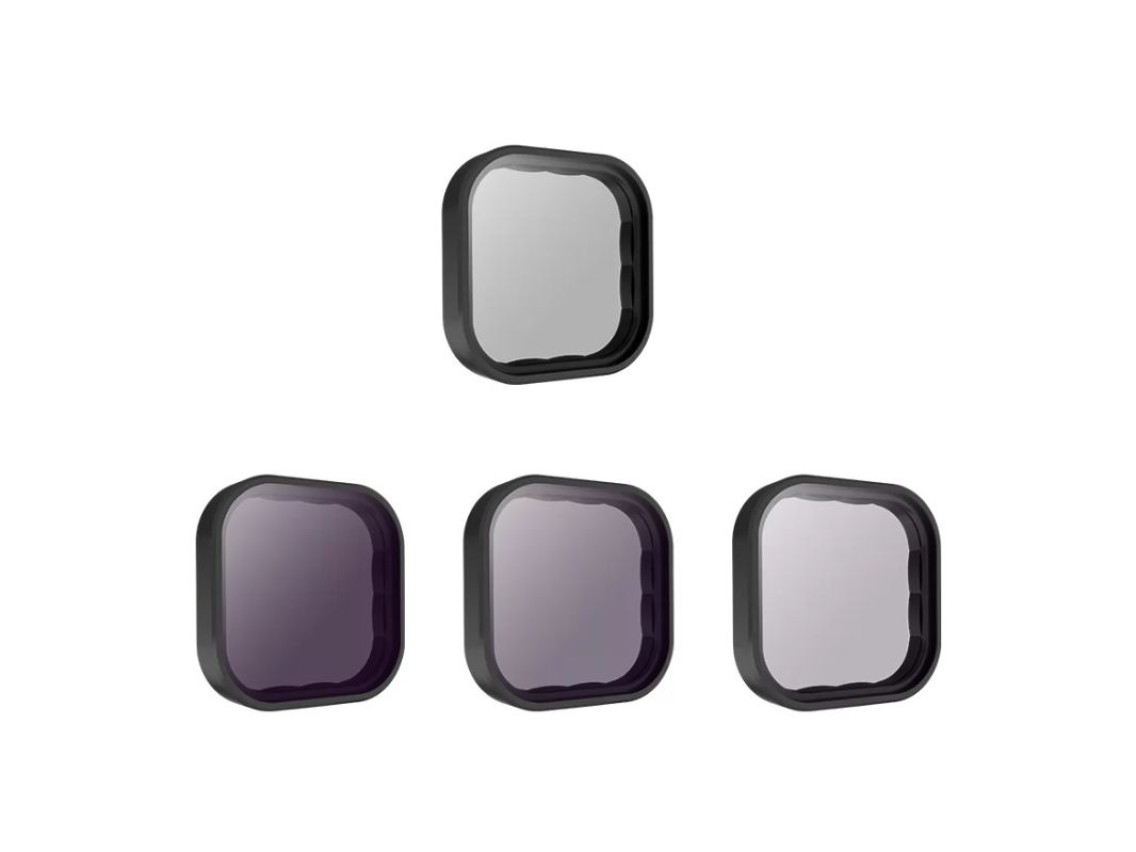Conjunto de filtros de lente CPL+ND 8/16/32 Telesin para GoPro Hero 9 / Hero 10 / Hero 11 / Hero 12