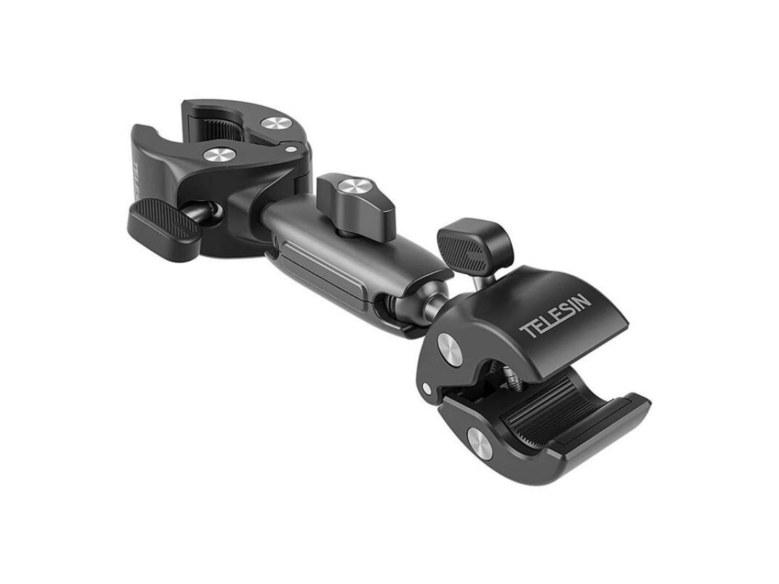Suporte TELESIN para c�meras esportivas em motocicletas/bicicletas.