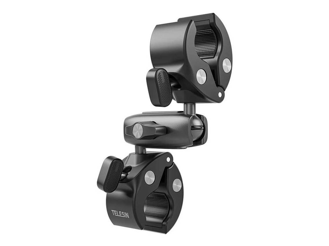 Suporte TELESIN para c�meras esportivas em motocicletas/bicicletas.