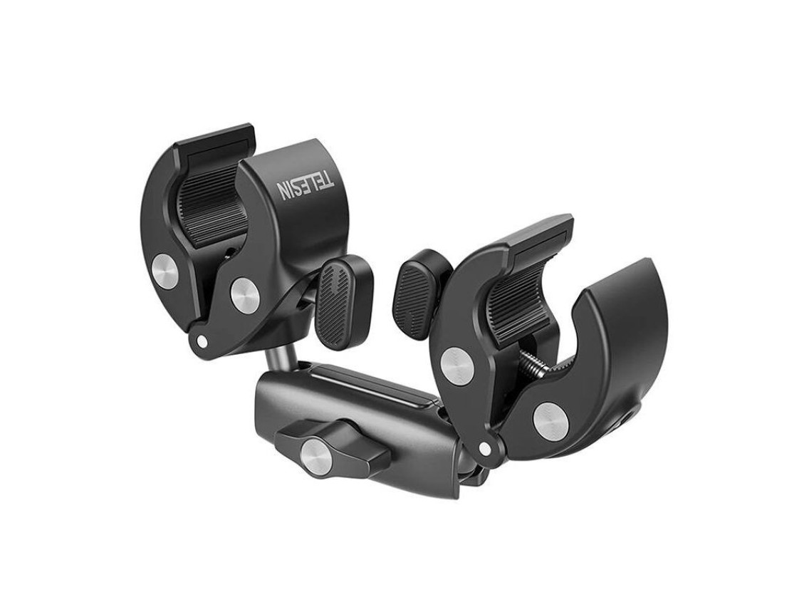 Suporte TELESIN para c�meras esportivas em motocicletas/bicicletas.
