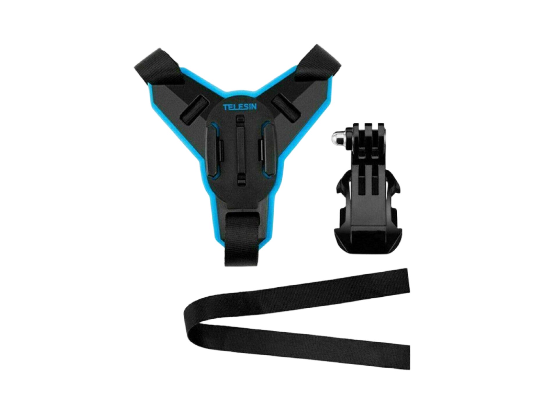 Suporte telescópico para queixo de capacete de motocicleta + gancho em J para câmeras esportivas (GP