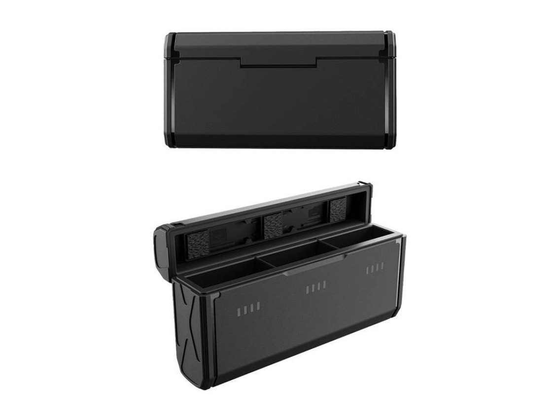 Caixa de carregamento multifuncional de bolso com 3 canais TELESIN para GoPro Hero 9 / 10 / 11 / 12