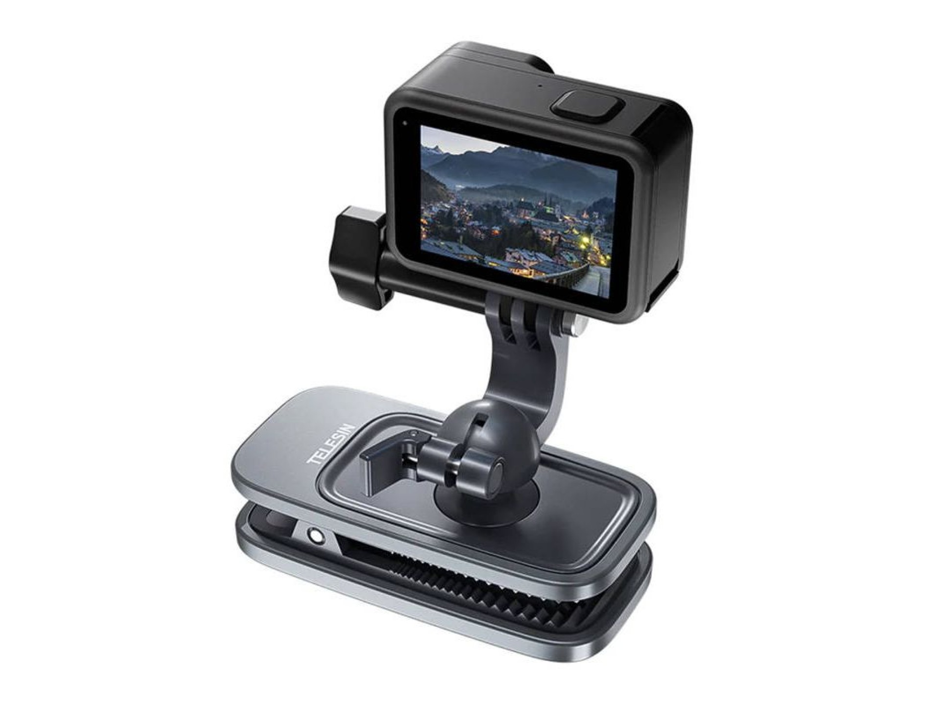 Clipe de mochila Telesin para câmeras esportivas (GP-JFM-009)