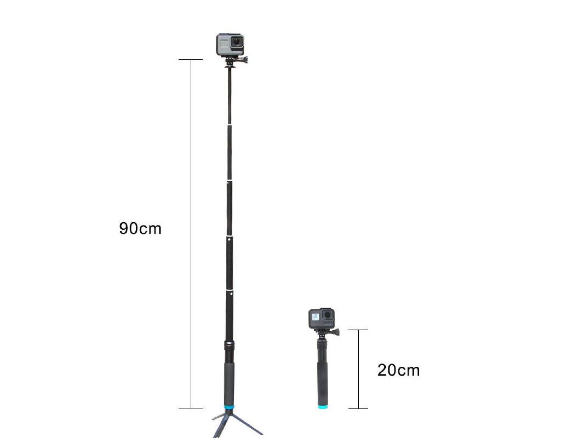 Selfie stick Telesin for sport cameras (GP-MNP-090-D)