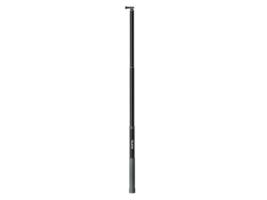 Carbon fiber selfie stick with 3m length Telesin for cameras GP-MNP-300-3
