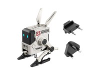 Cargador r�pido GravaStar Alpha65 de 65 W GaN, versi�n da�ada por la guerra, color blanco