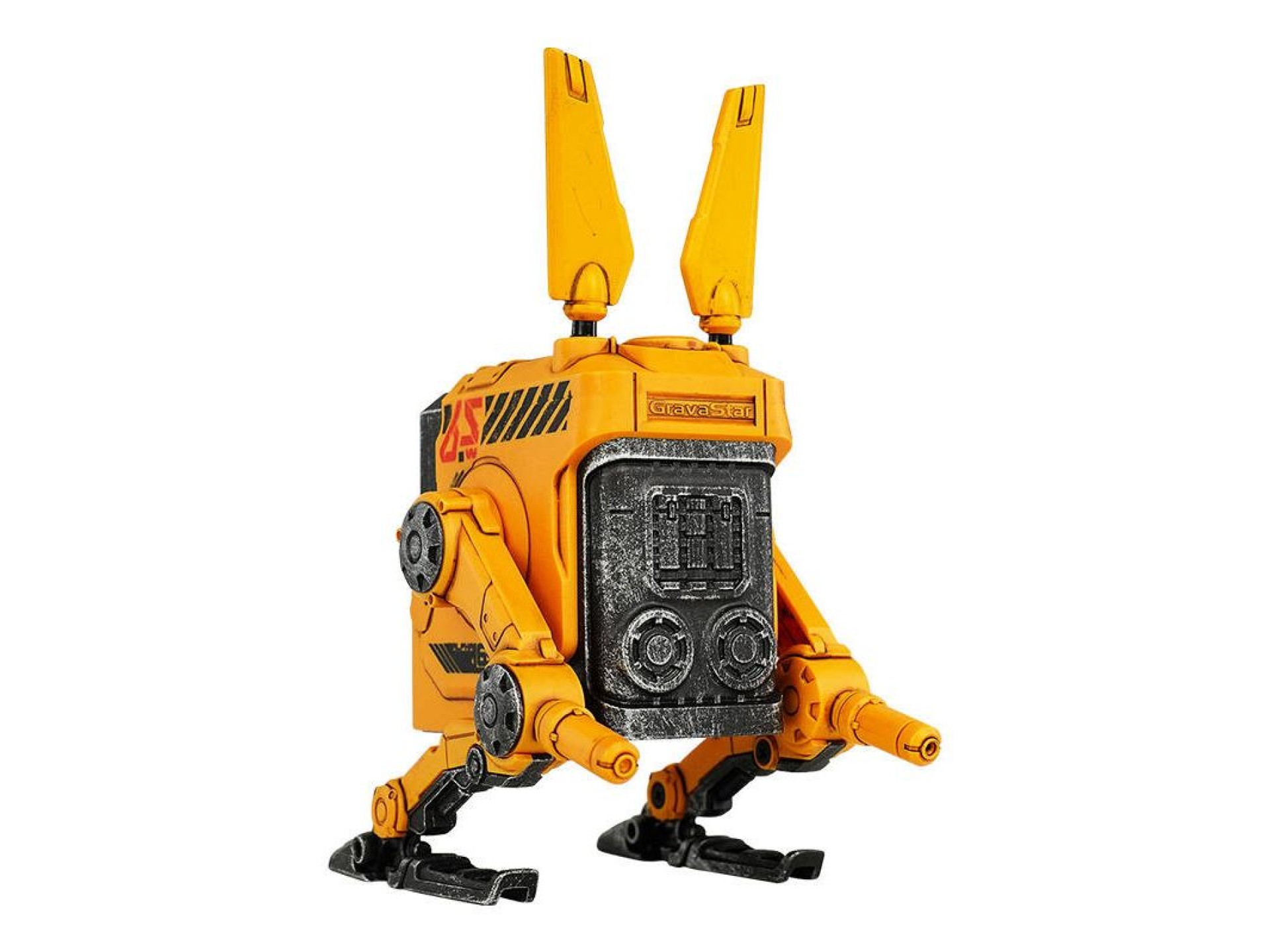 GravaStar Alpha65 65W GaN Fast War Versão Danificada Amarela