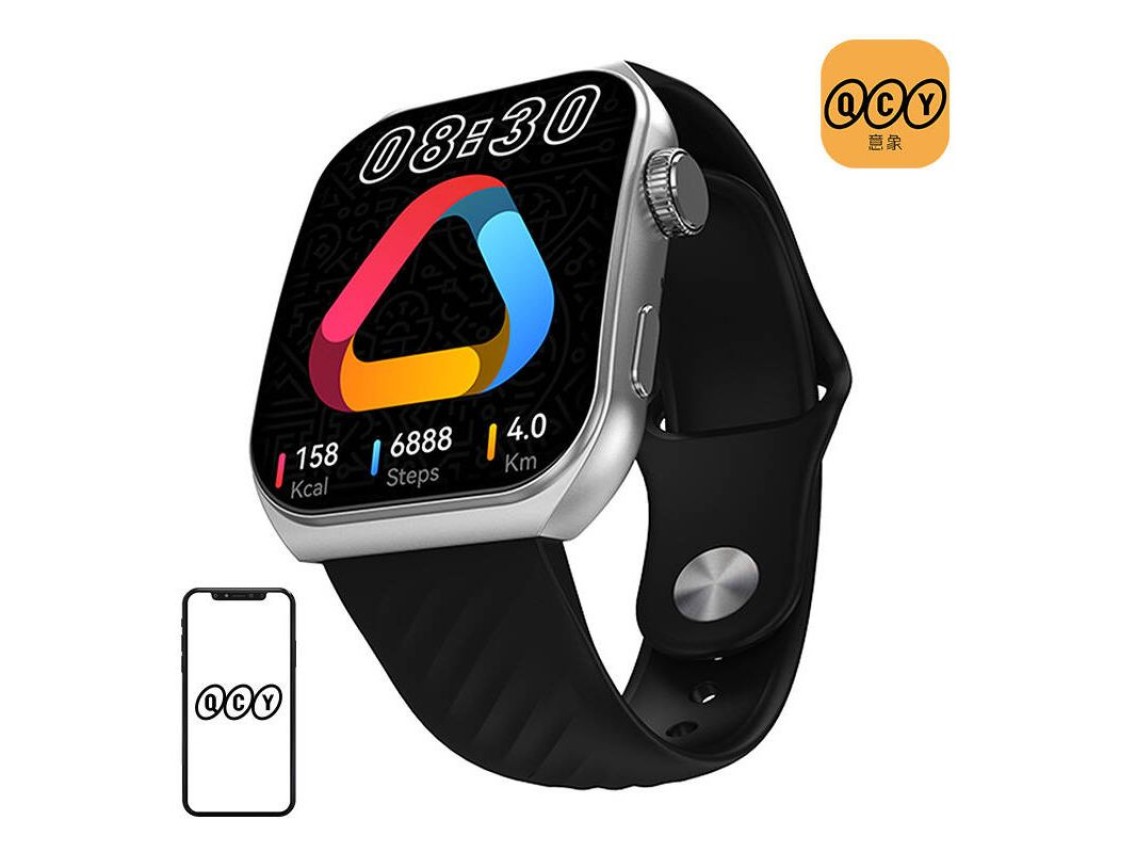 QCY GS2 S5 smartwatch (black)