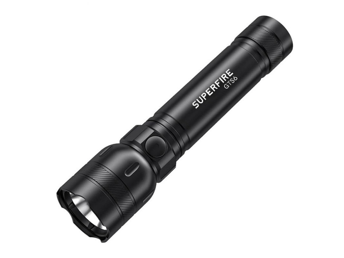 Linterna Superfire GTS6 � 360 lm, USB-C, 7 W, 5 modos, 150 m
