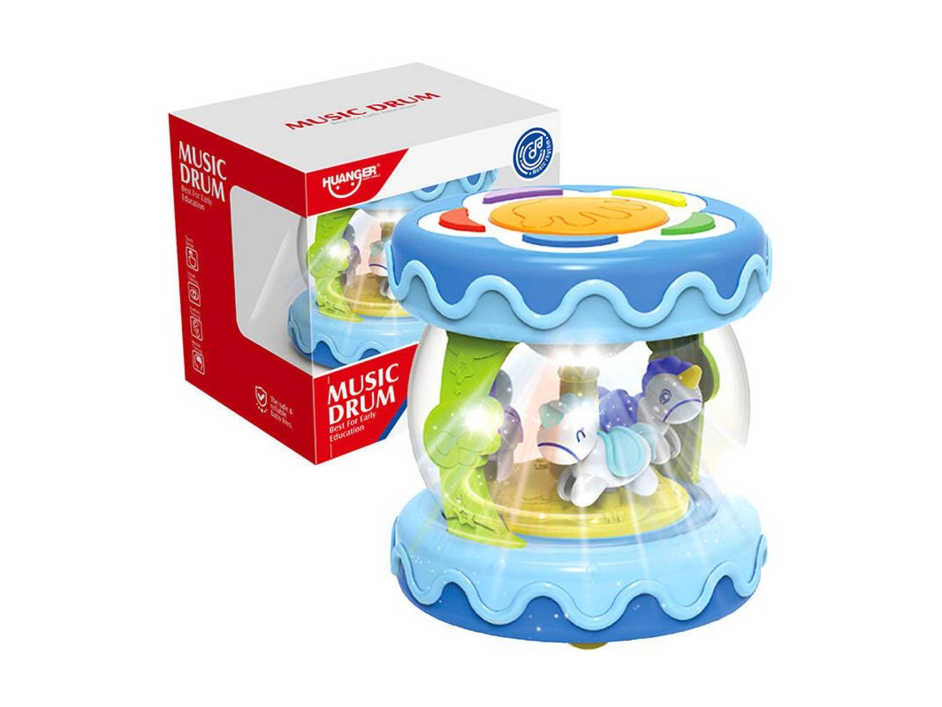 Toy musical drum Huanger HE0701