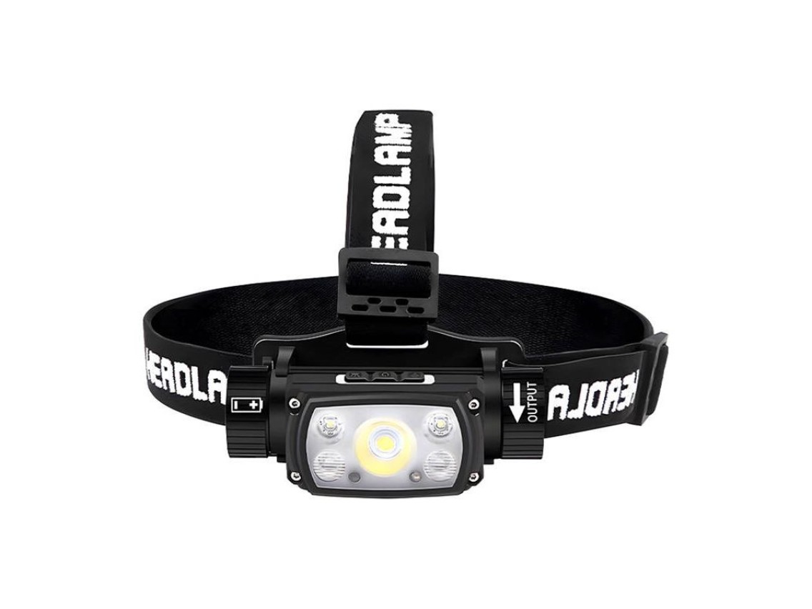 Linterna frontal Superfire HE11 – 640 lm, 20 W, 6 modos, 100 m