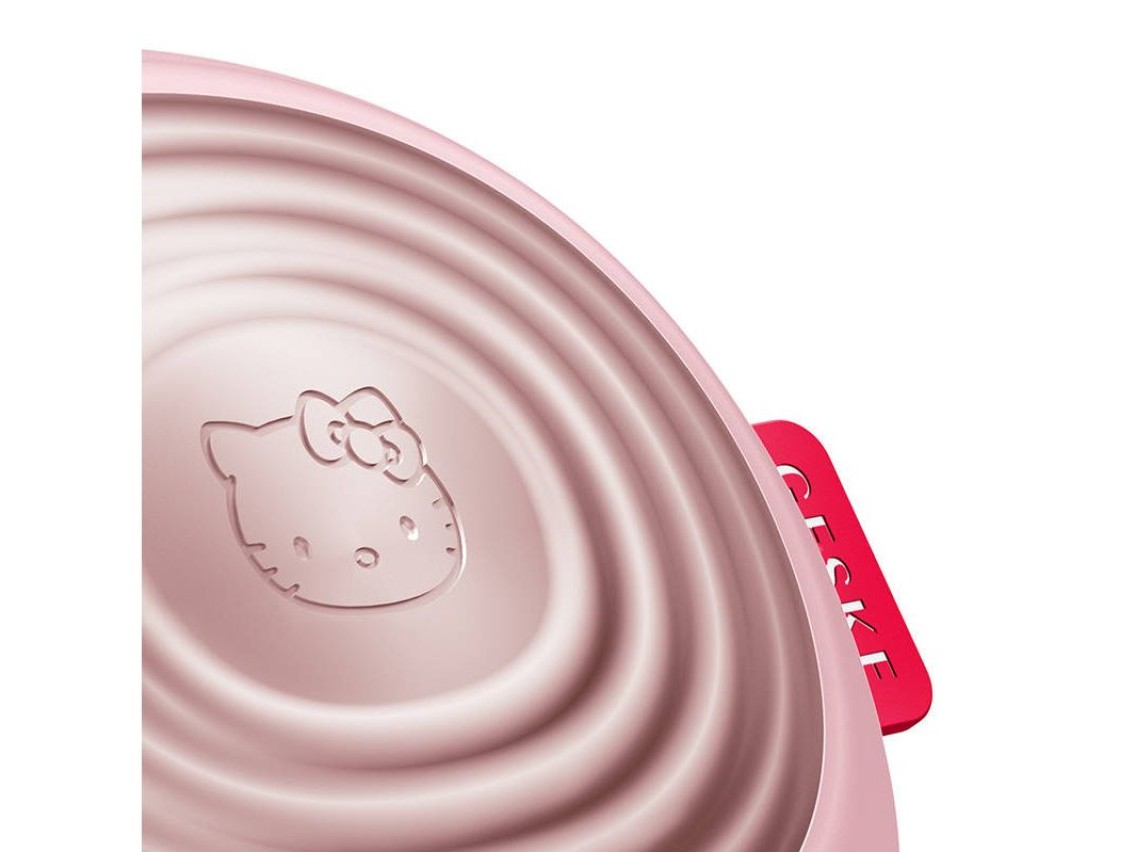 Escova Facial Sonic Thermo 5 em 1 Geske com APP (rosa Hello Kitty)