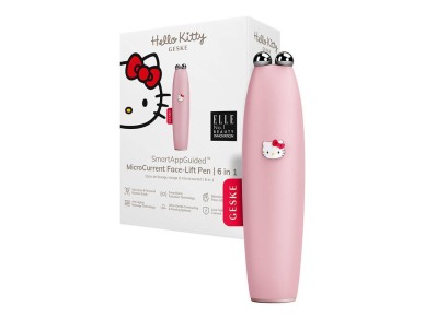 Caneta MicroCurrent Face-Lift 6 em 1 Geske com APP (rosa Hello Kitty)