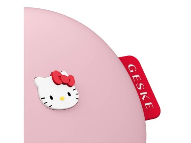 Cepillo de limpieza facial 3 en 1 Geske con aplicaci�n (rosa Hello Kitty)