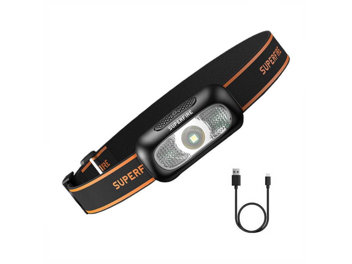 Headlight Superfire HL05-D, 110lm, USB