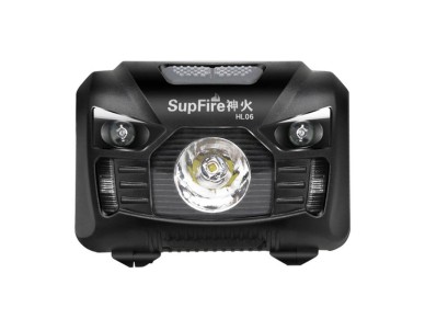 Faro delantero Superfire HL06, 500 lm, USB