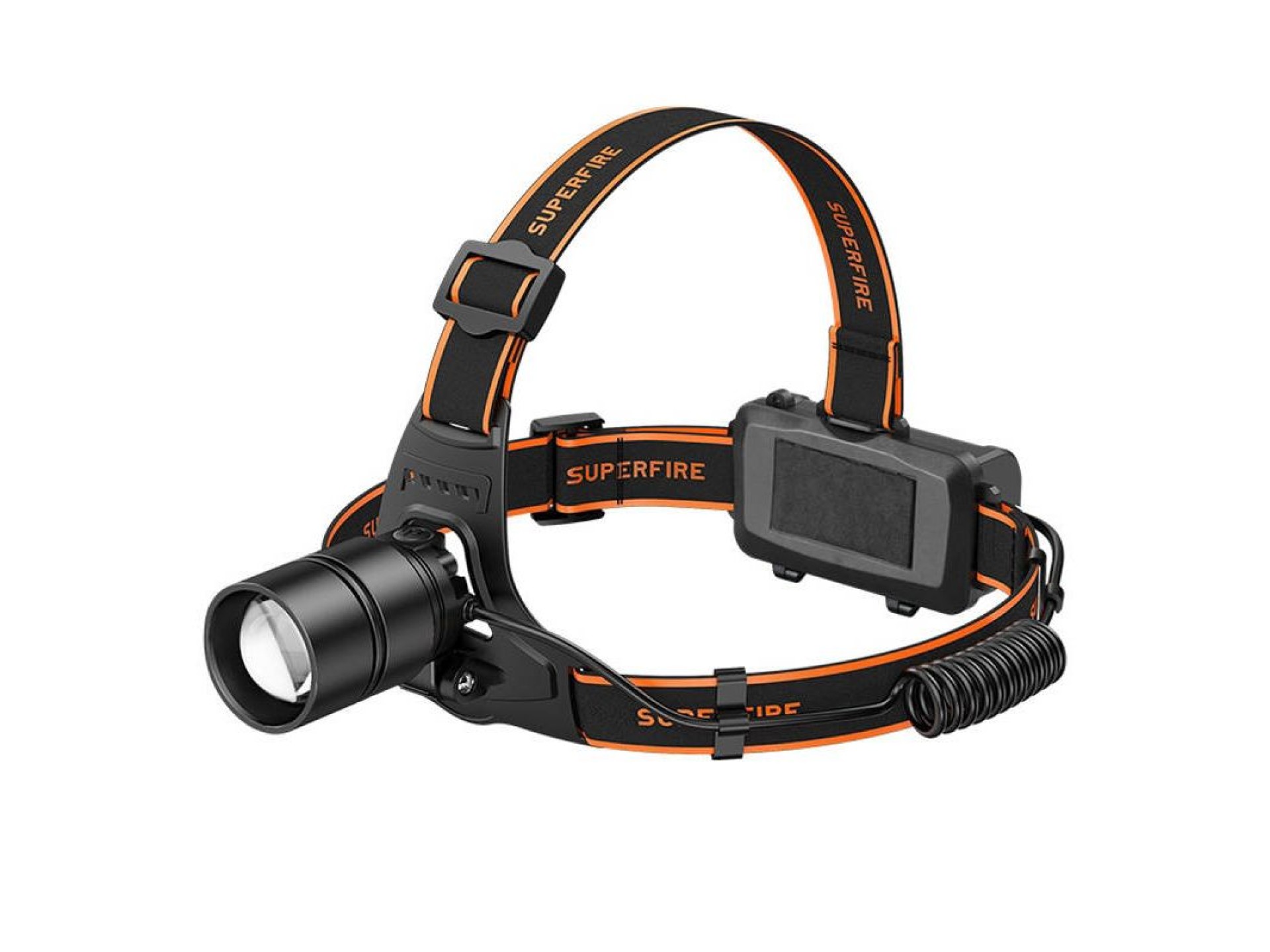 Lanterna de cabeça Superfire HL71 – 500lm, USB, 5 modos
