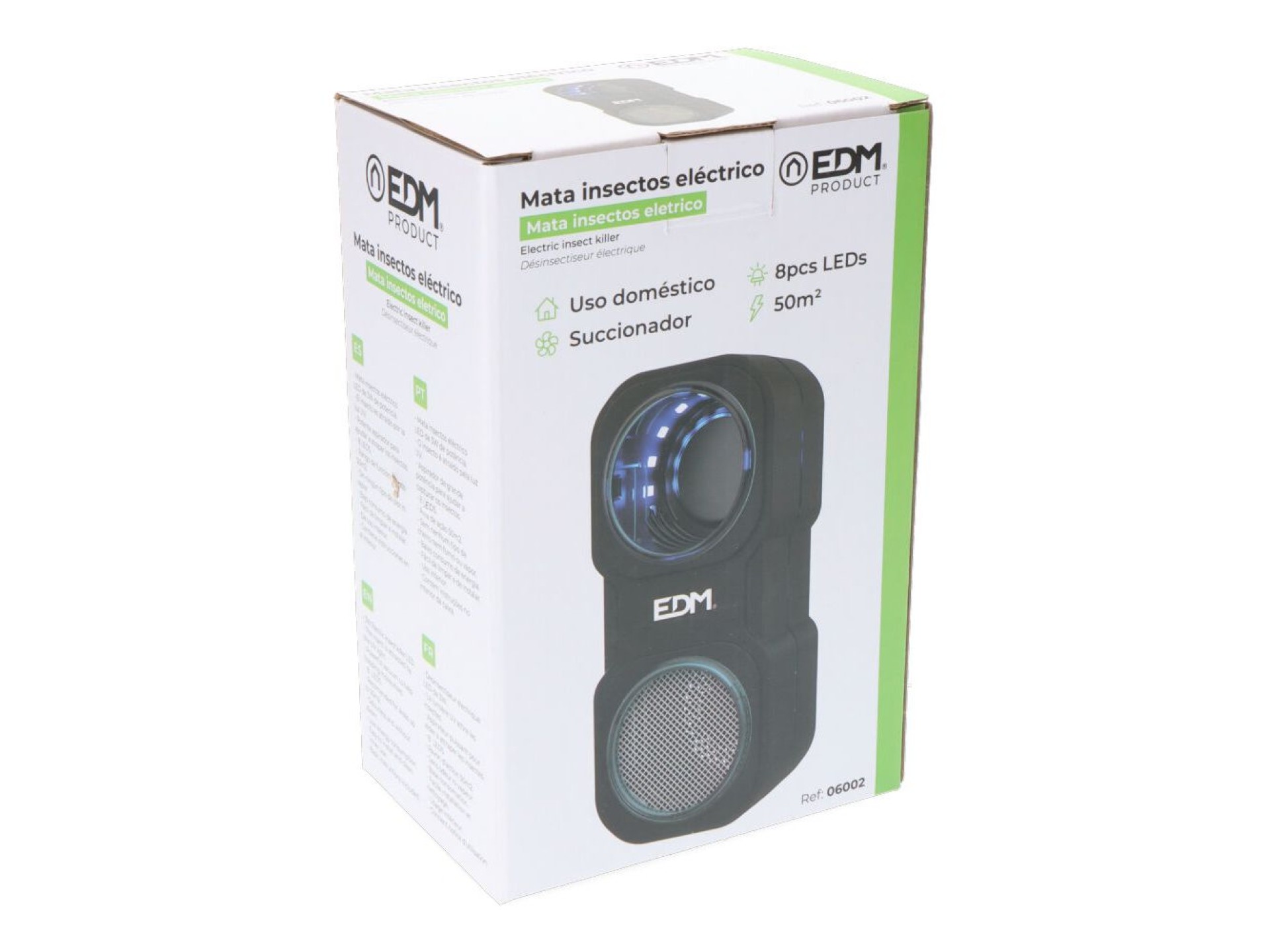 Mini atrapa insectos led 50m² edm