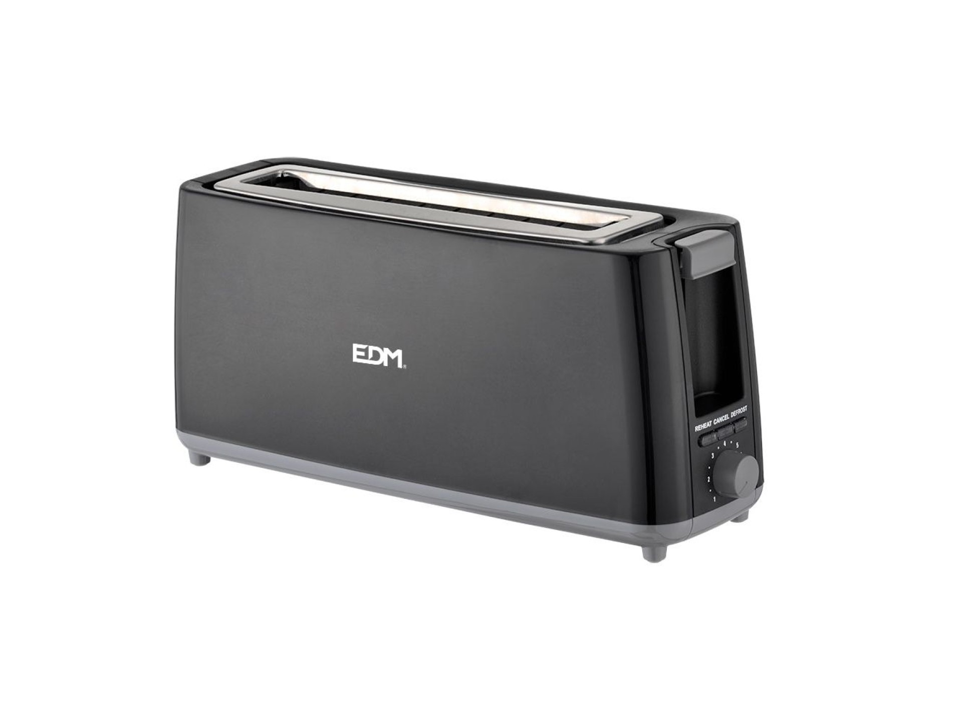 Torradeira ranhura longa black design 900w edm