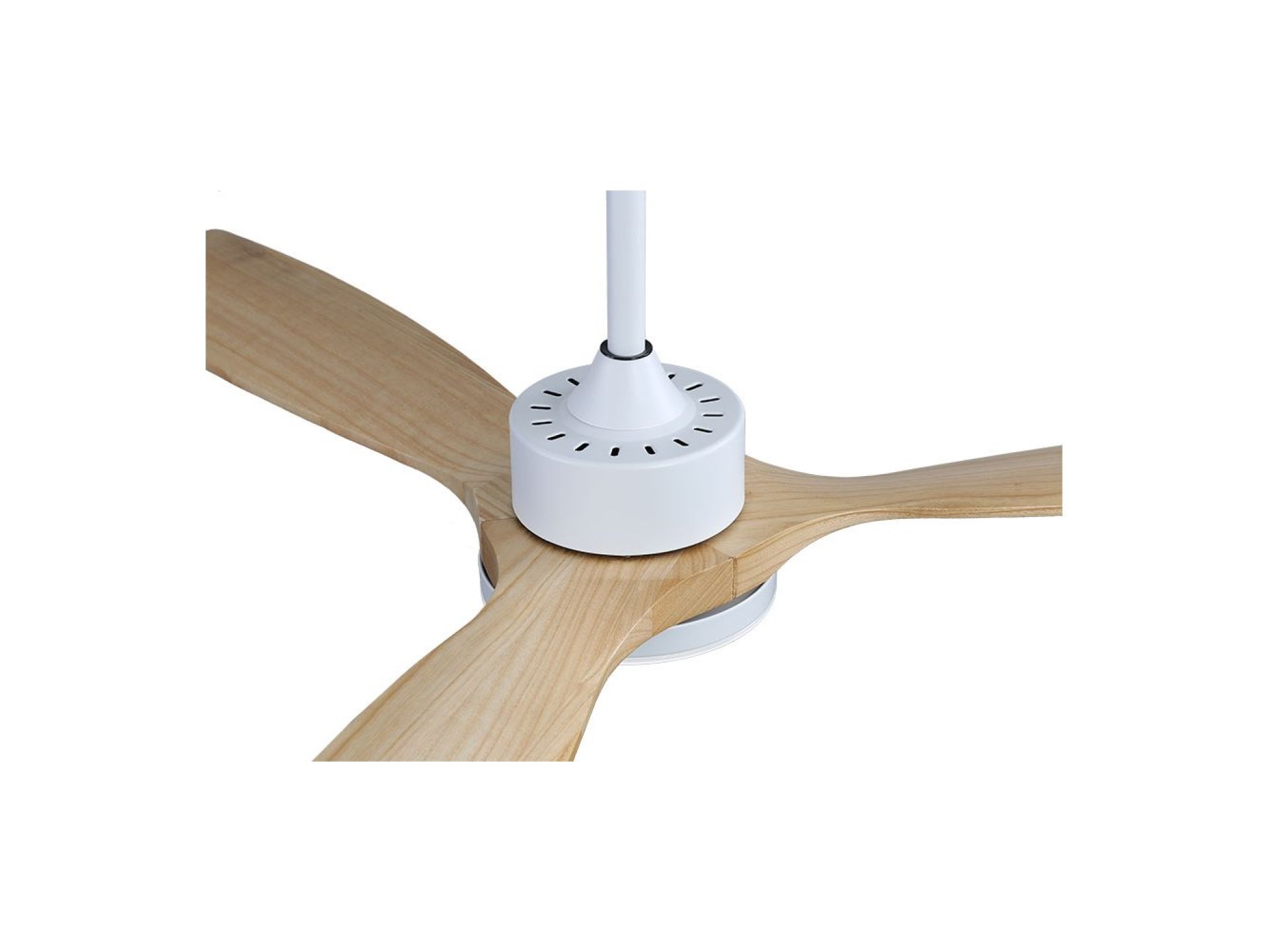 Baltic model ceiling fan with 3 wooden blades ø132cm