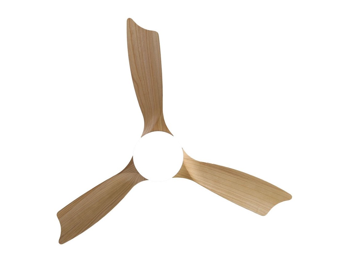 Baltic model ceiling fan with 3 wooden blades ø132cm