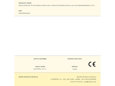 Wood ceiling fan led light 3000/4000/6500k, 3cct, kara edm